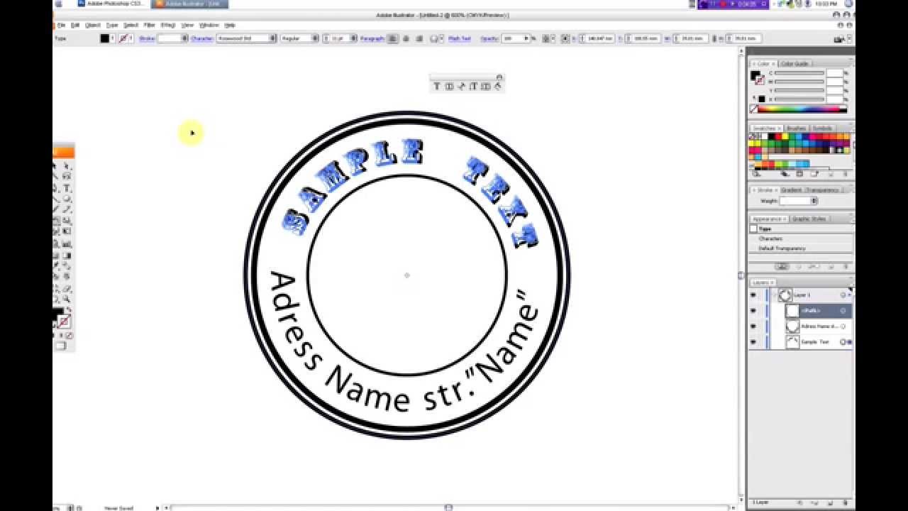corporate seal template for word